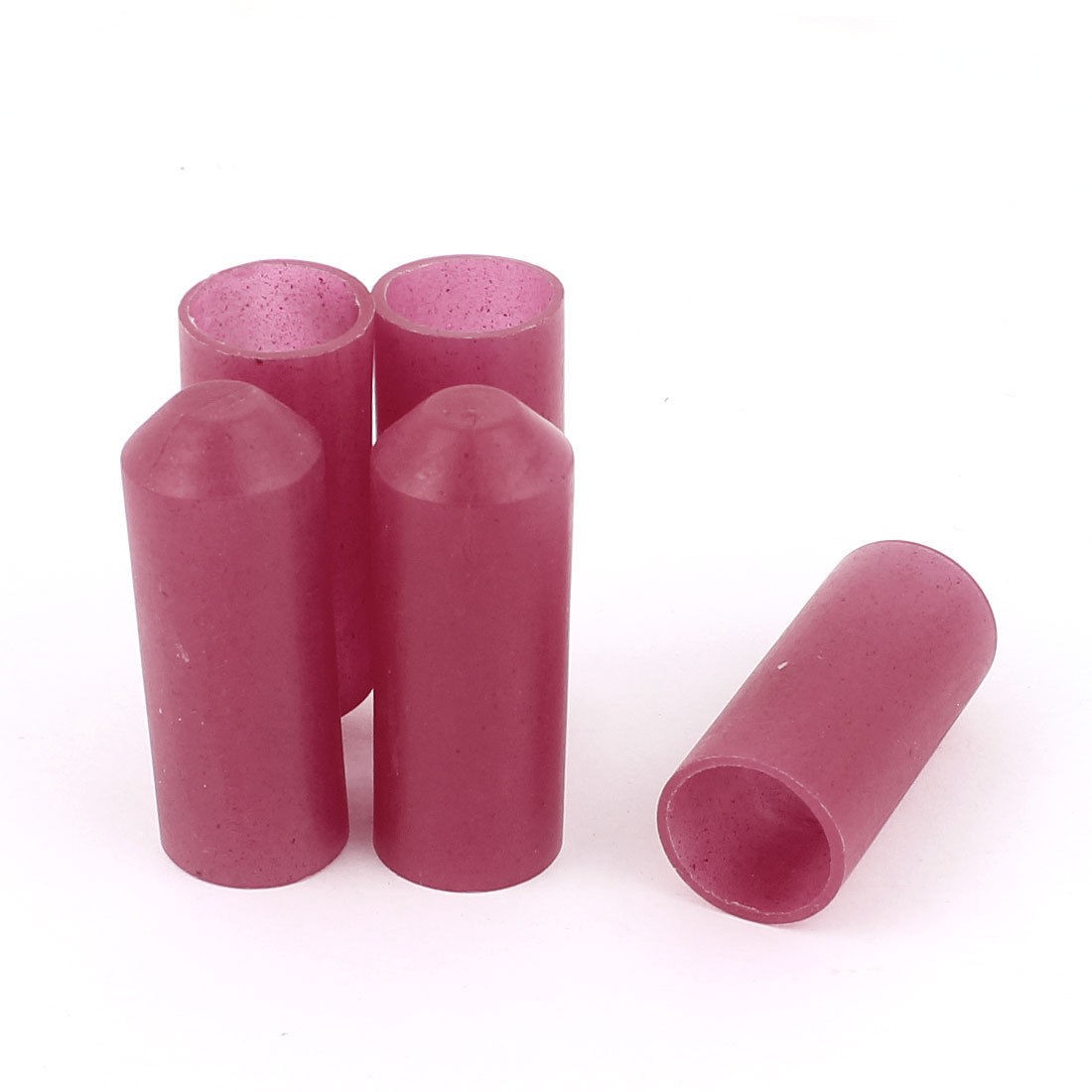 5pcs 15mm 2 1 Red Adhesive Lined Heat Shrink End Cap Heatshrink Cover