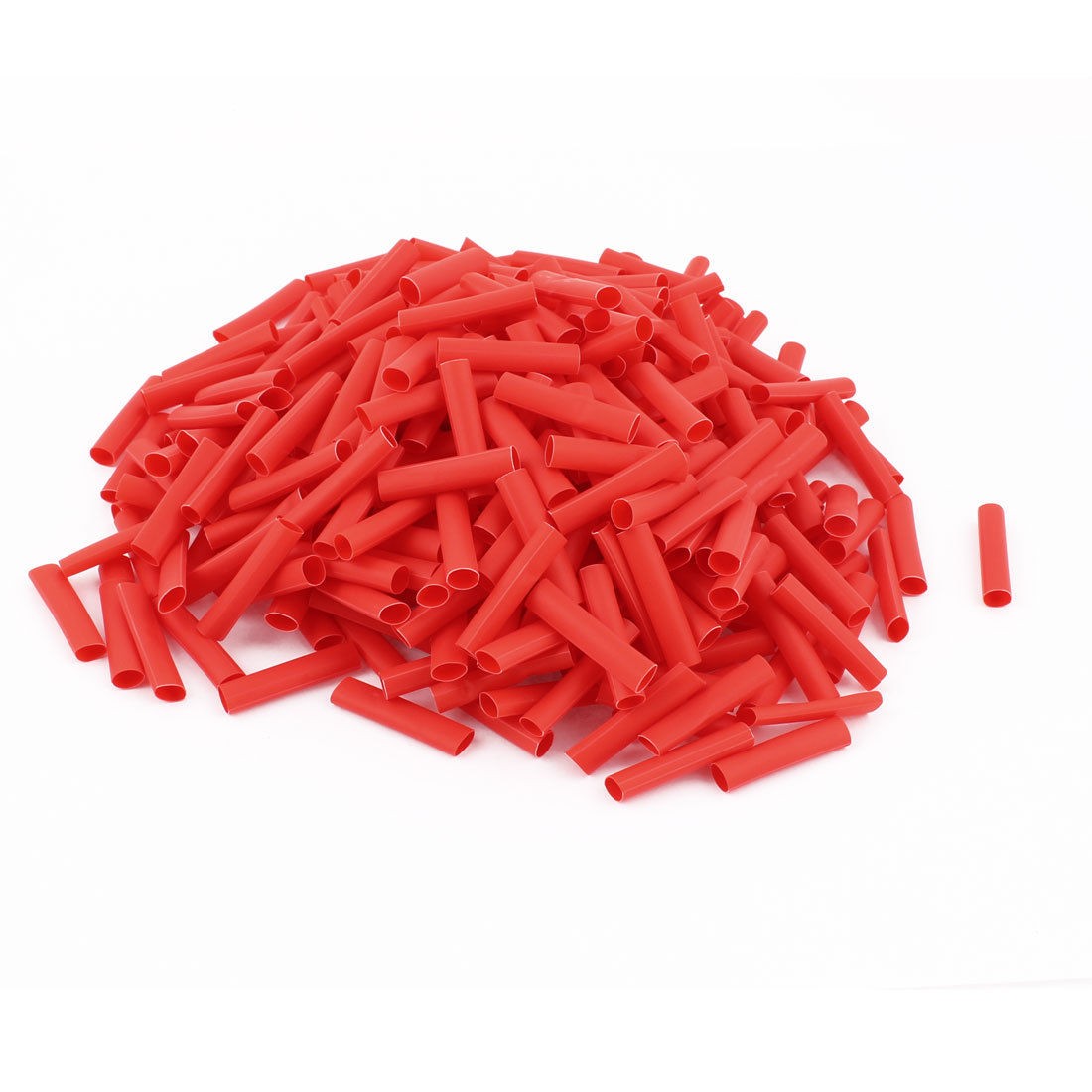 400pcs Polyolefin 2 1 Heat Shrink Tubing Sleeving Wrap Wire 5x30mm Red