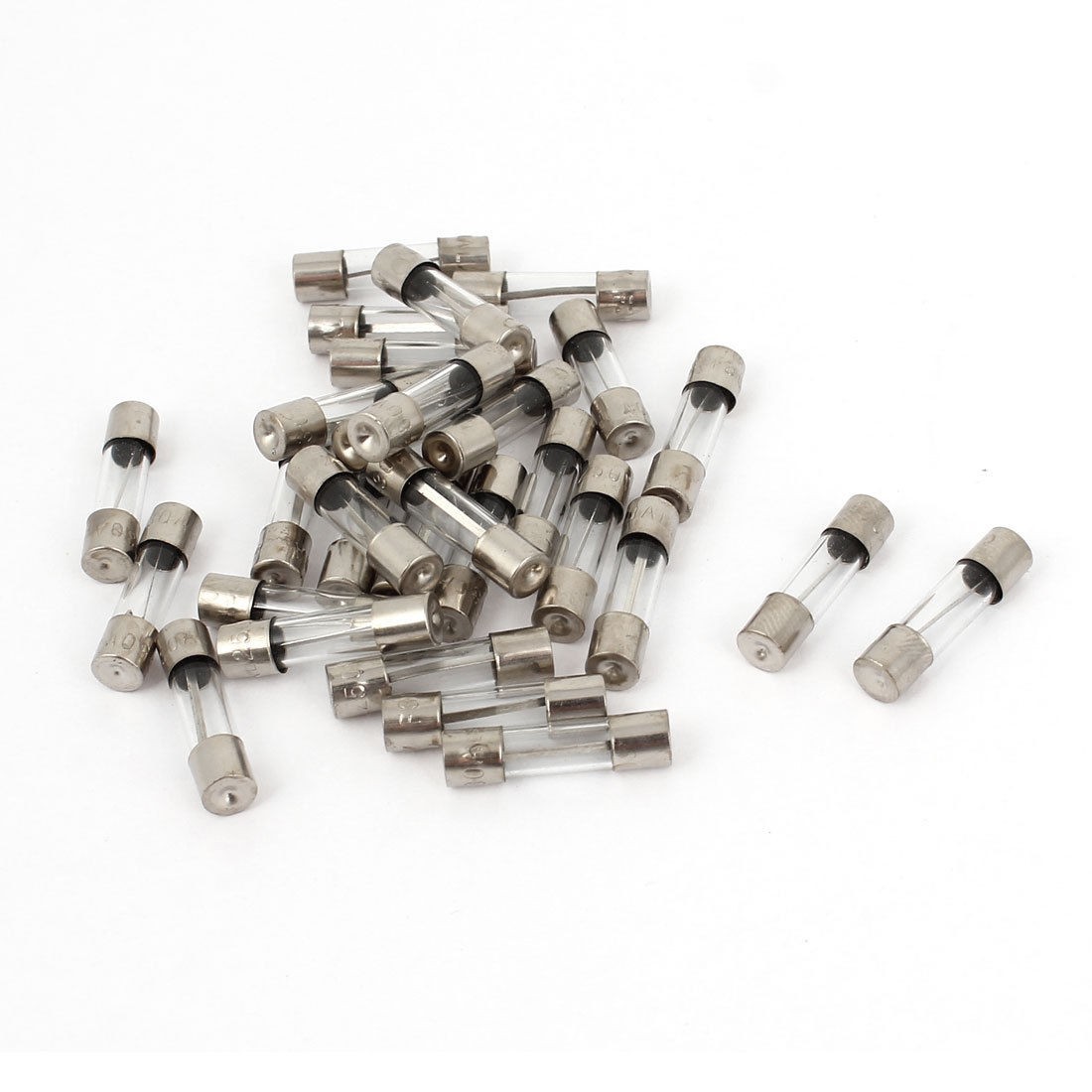 30 Pcs 250V 30A F30AL Quick Fast Blow Glass Tube Fuses 5mm x 20mm