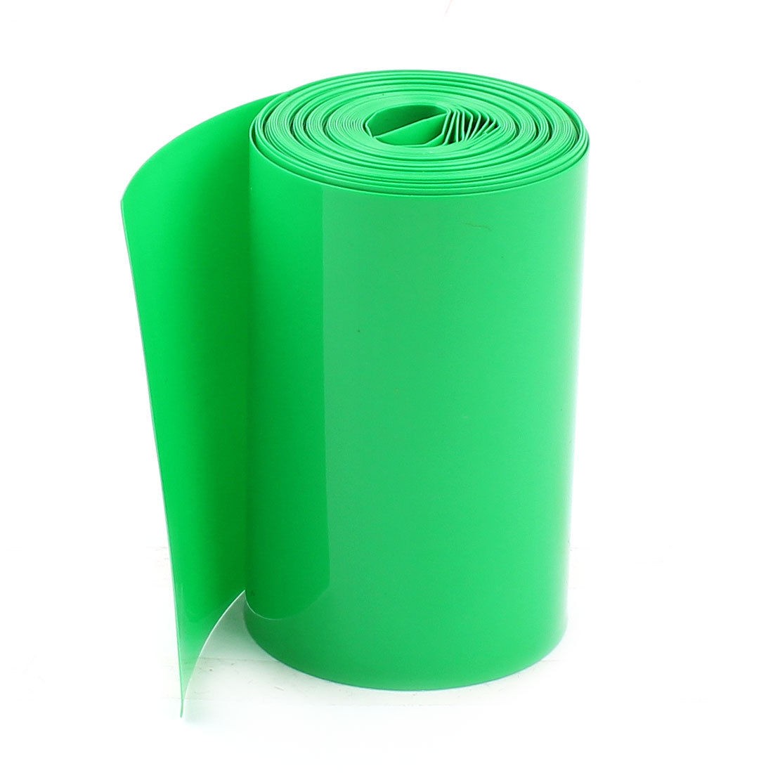 5Meters 70mm Green PVC Heat Shrinkable Tubing Wrap Cover for 4 x 18650 Battery