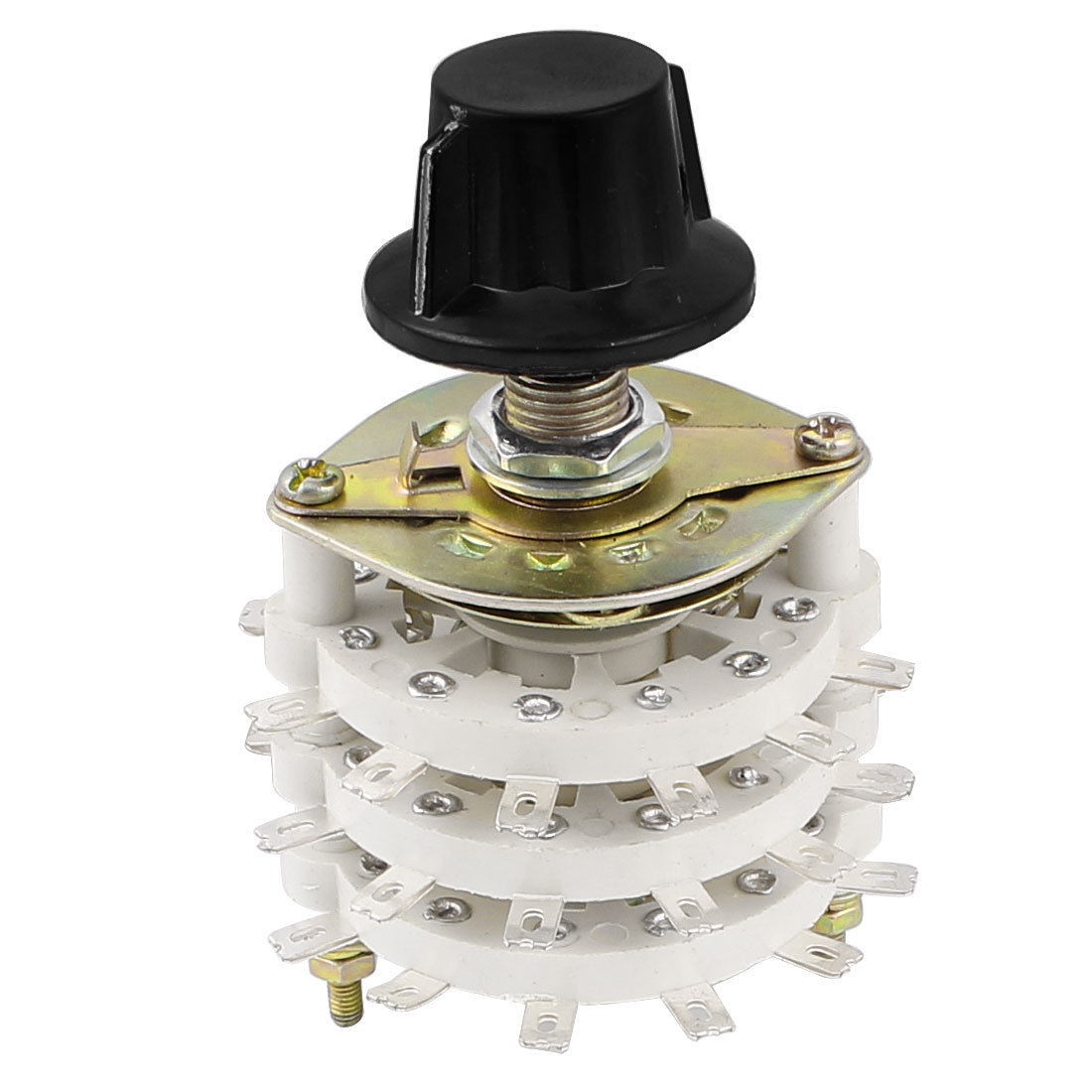 KCT 3x11 3 Pole 11 Position Ceramic Band Channel Rotary Switch Selector w Knob