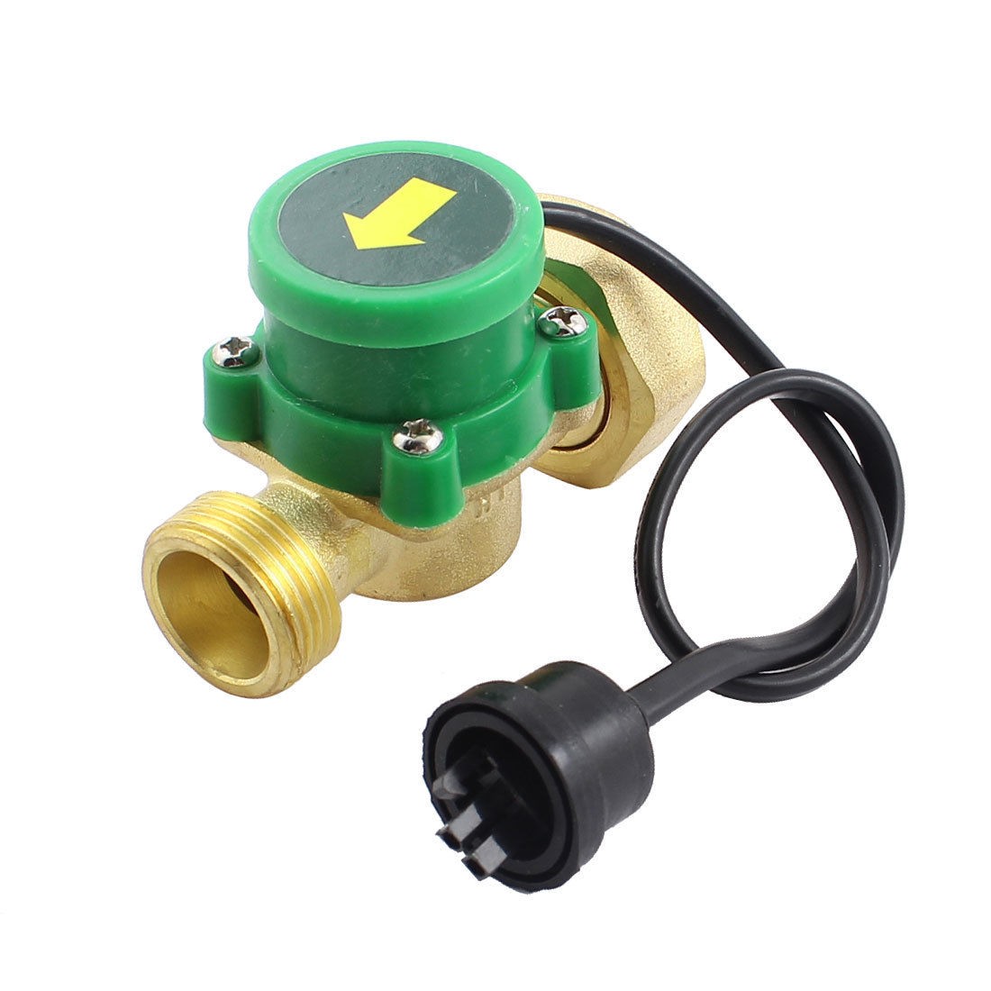 3 4BSP to 1BSP Male Female Thread Water Fluid Flow Sensor Switch 5L MIN 200W