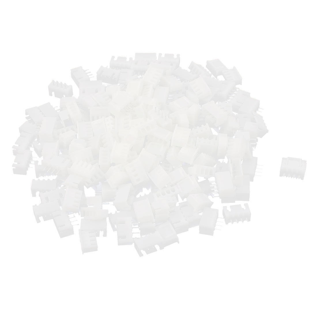 200pcs White XH2 54 4P Connectors 2 54mm Female Pin Header Housing