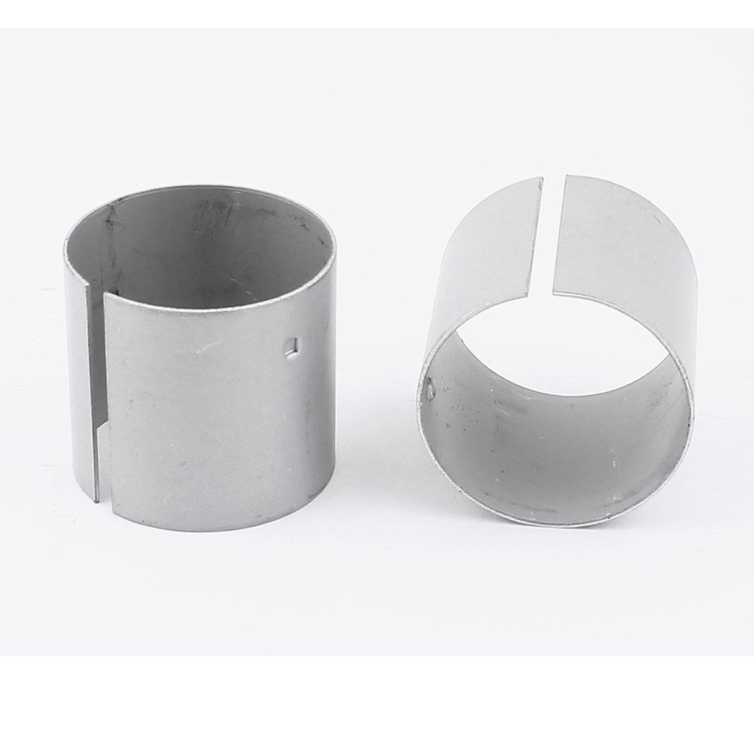 Electric Tool Motor Spare Parts 35mm Inner Dia Protector Shell Silver Tone 2pcs