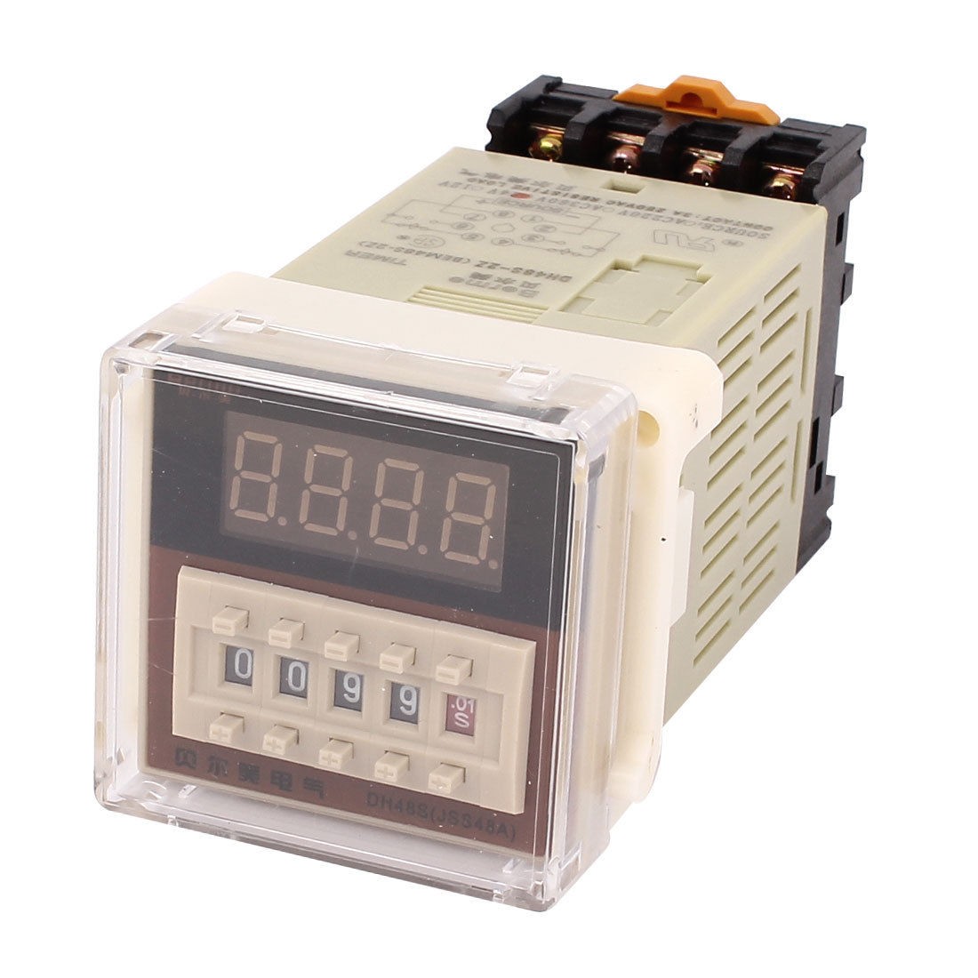 DH48S 2Z AC DC 24V 0 01S 9999H 8 Pin Adjustable Time Delay Timer Relay