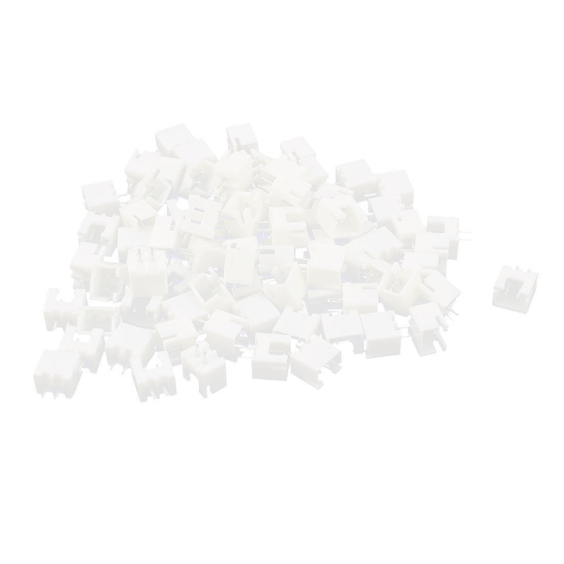 80pcs XH 2 54mm Pitch 2P Socket Pin Header Connector for PCB Board