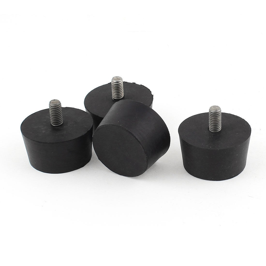 4pcs 1 1/2" x 1 7/8" x 1" Rubber Vibration Isolator Mounts M8 x 15mm