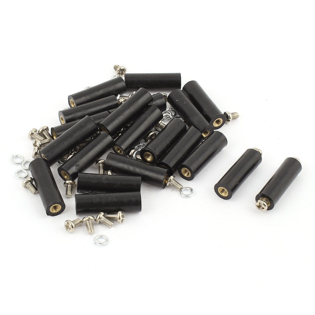 20pcs M3 Brass Insert Thread 8x25mm Insulated Standoffs Spacer for PCB Boards