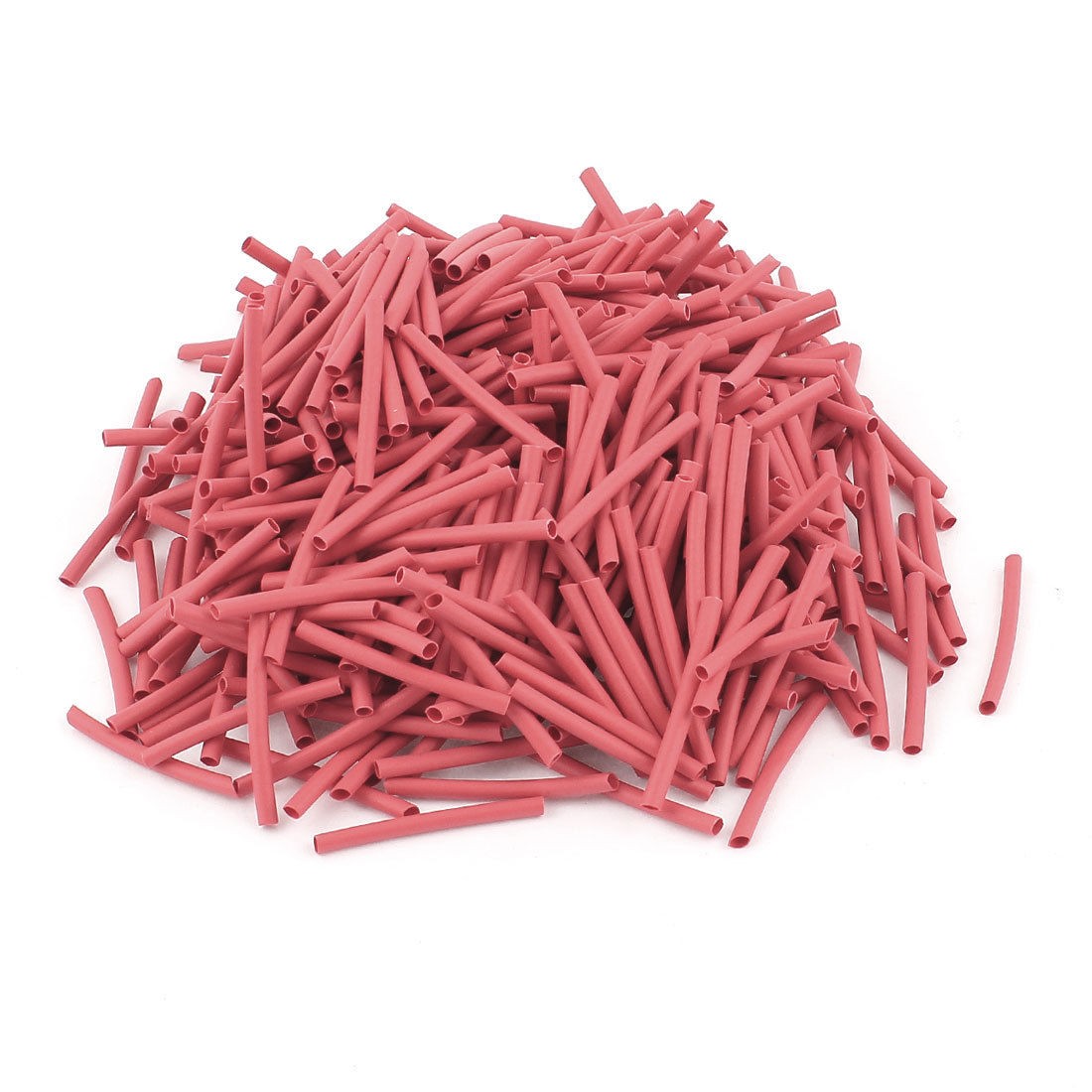 500pcs 2 1 1 5mm Red Polyolefin Flexible Heat Shrink Tubing Wire Wrap