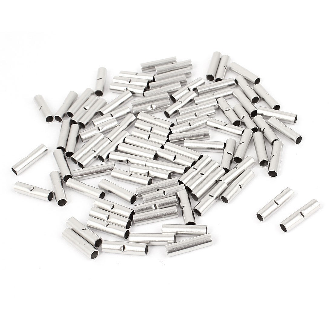 90 Pcs BN2 Intermediate Joint Copper Connection Pipe Connected to Terminal Wire