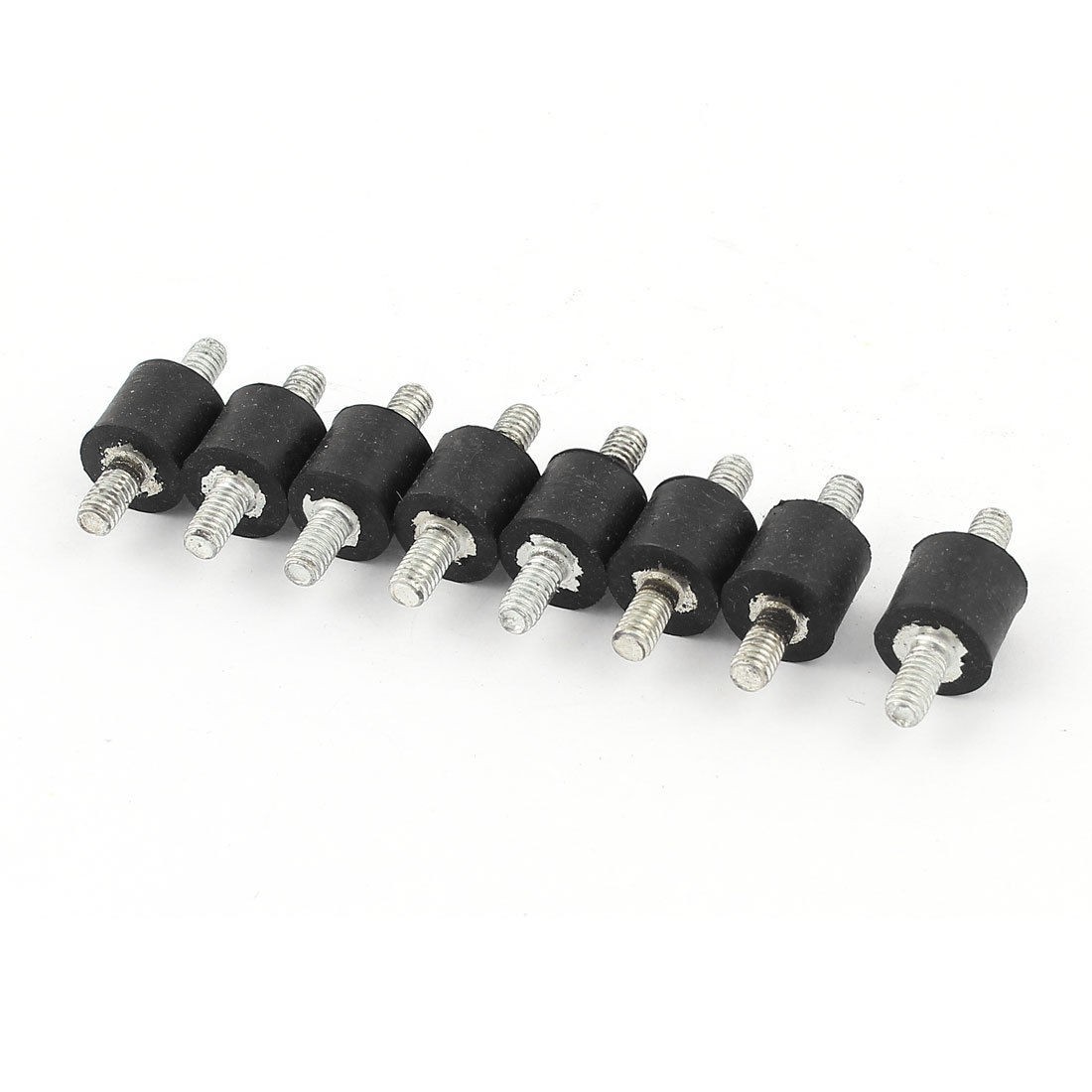 8pcs Rubber Shock Absorber Vibration Isolator Mounts 3/8" x 3/8"