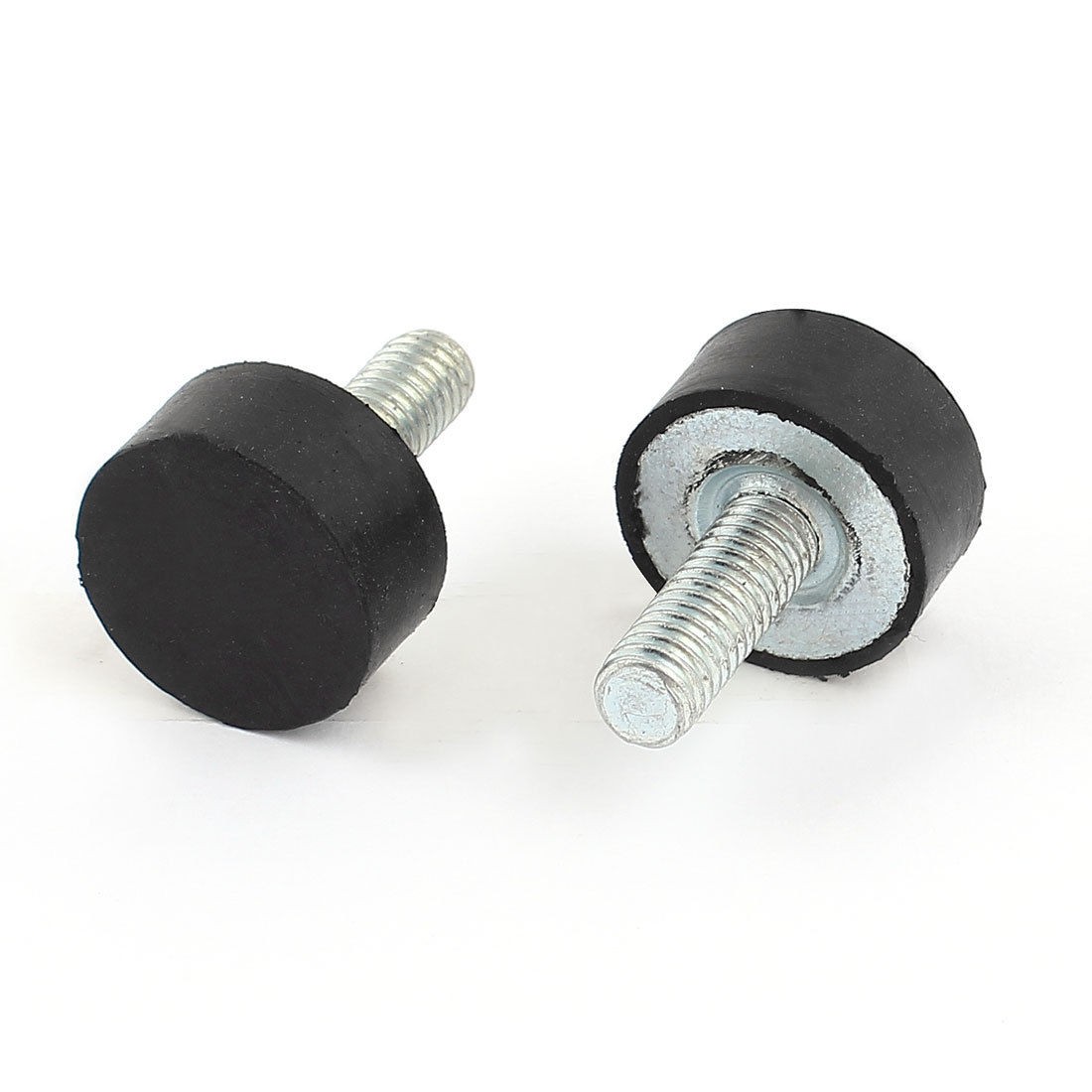 2pcs 7 8" x 3 8" Rubber Shock Absorber Vibration Isolator Mounts M6