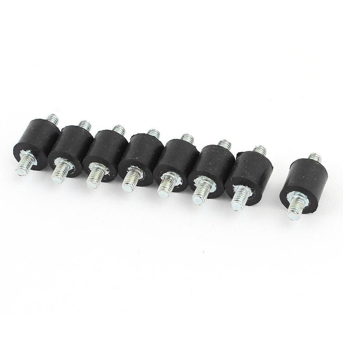 8pcs 3/8" x 3/8" Rubber Vibration Isolator Mounts M3 x 5mm