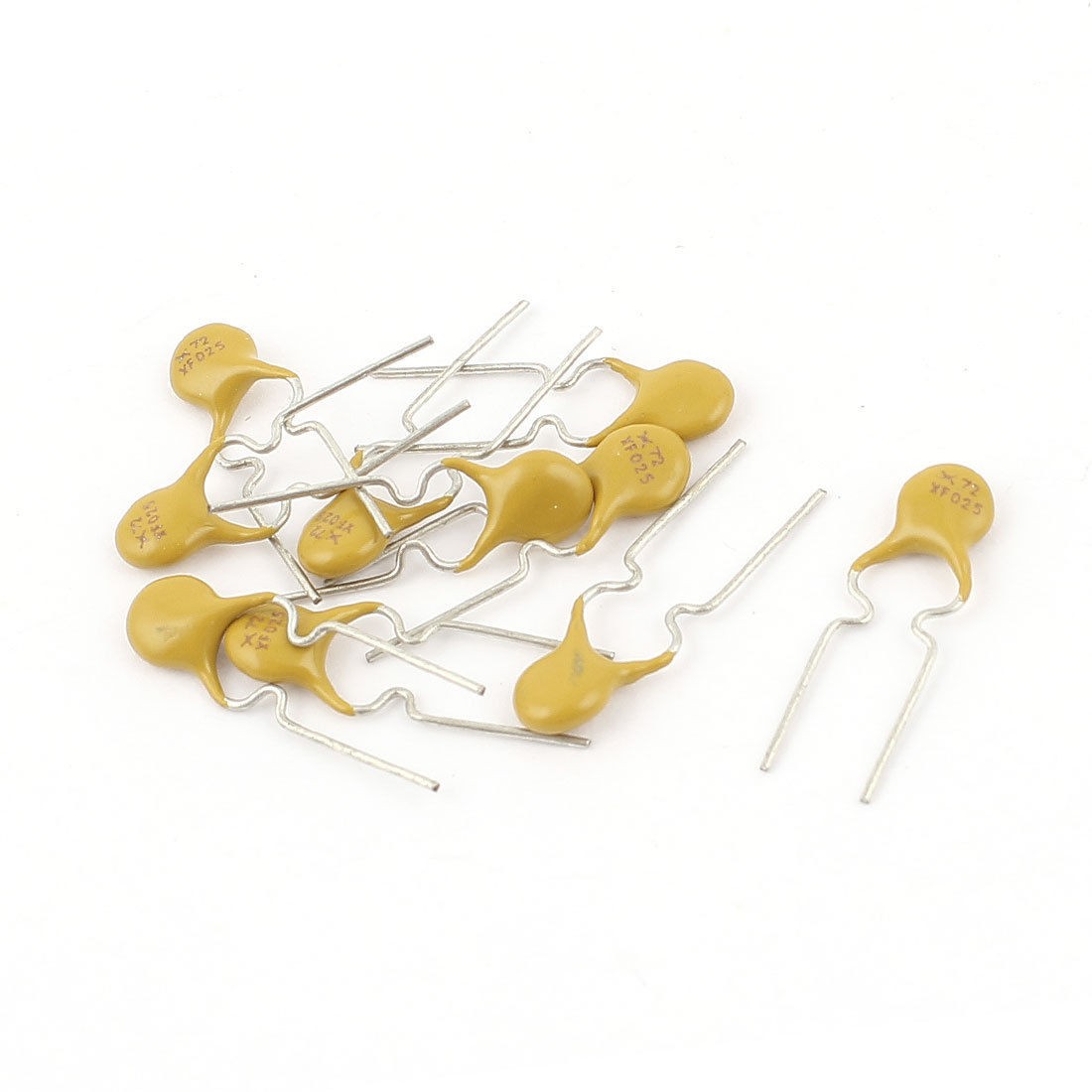 10 Pcs 72V 250mA 0 25A Resettable Fuse Radial PPTC PolySwitch