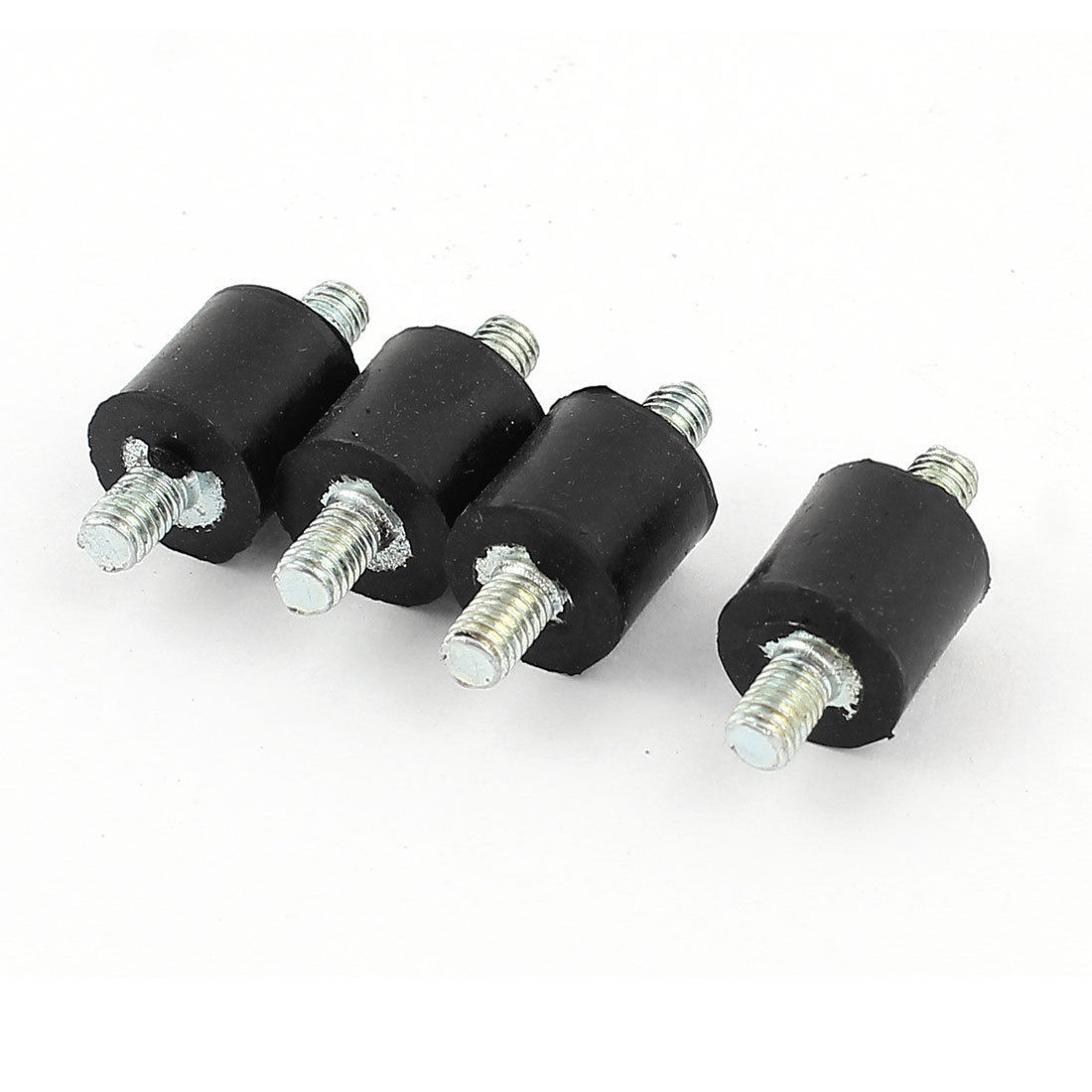 4pcs 3/8" x 3/8" Rubber Shock Absorber Vibration Isolator Mounts M3