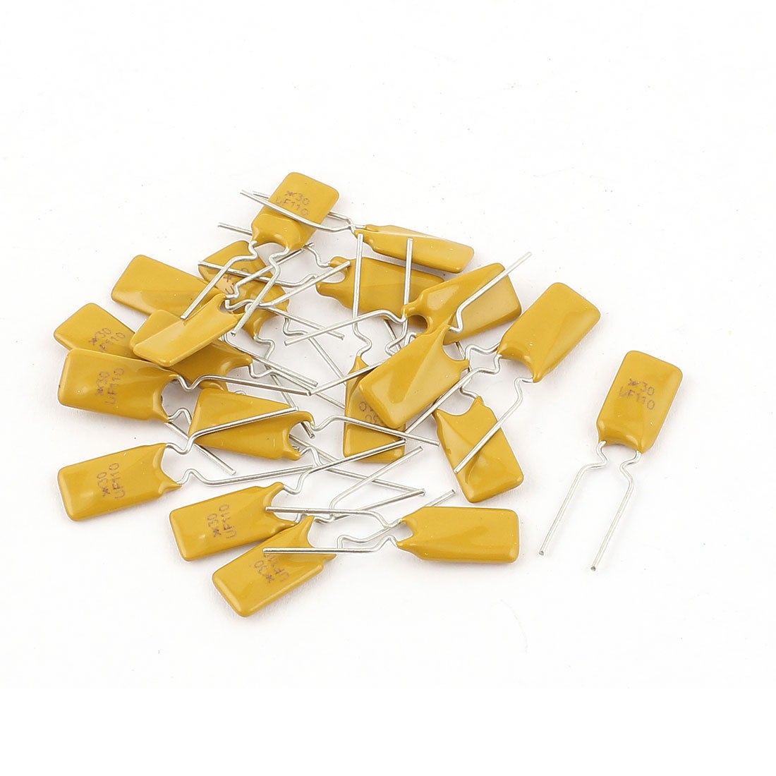 20pcs 30V 1 1A 1100mA Resettable Fuse Radial Lead PPTC PolySwitch