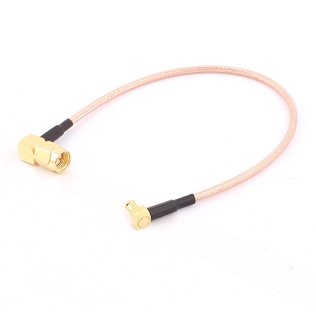 SMA Male to MCX Male Right Angle Adapter Connector RG316 Coaxial Cable 20cm Long