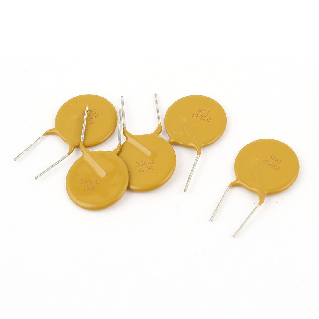 5pcs 72V 2 5A Radial Through Hole PPTC Resettable Fuse PolySwitch