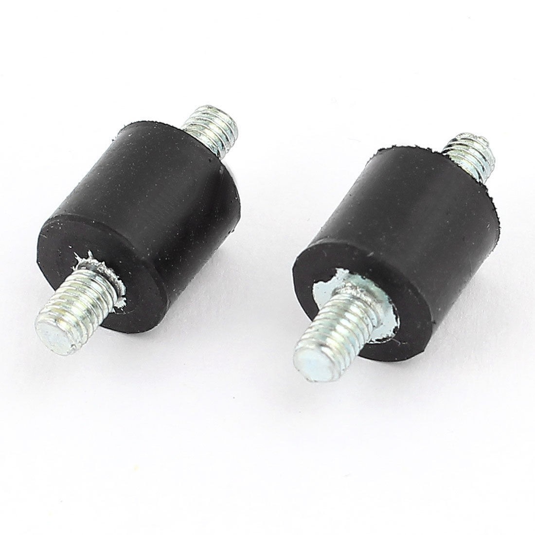 2pcs 3 8" x 3 8" Rubber Double Studs Vibration Isolator Mounts M3