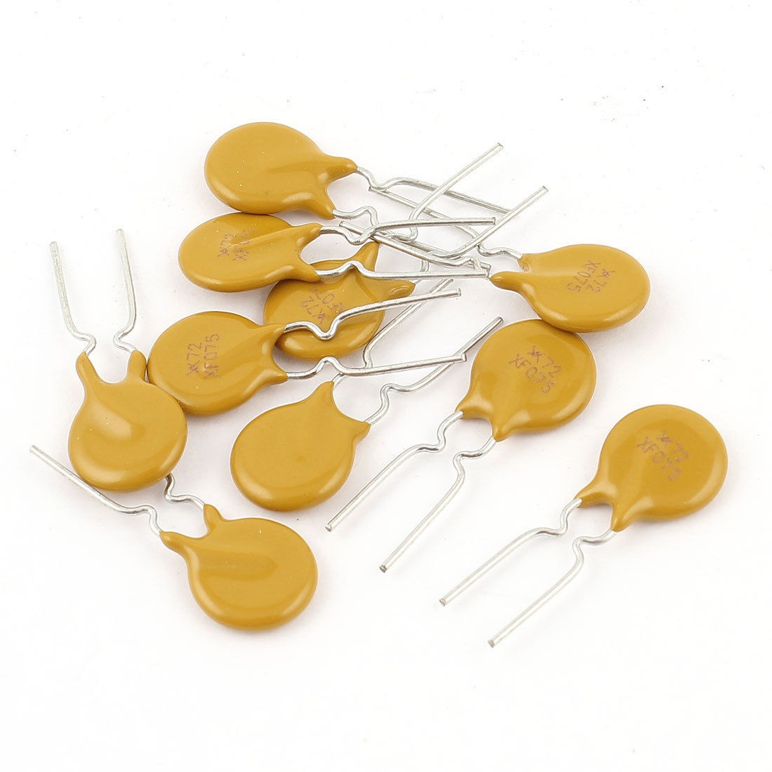 10 Pcs 72V 750mA Radial Resettable Fuse Through Hole PPTC PolySwitch