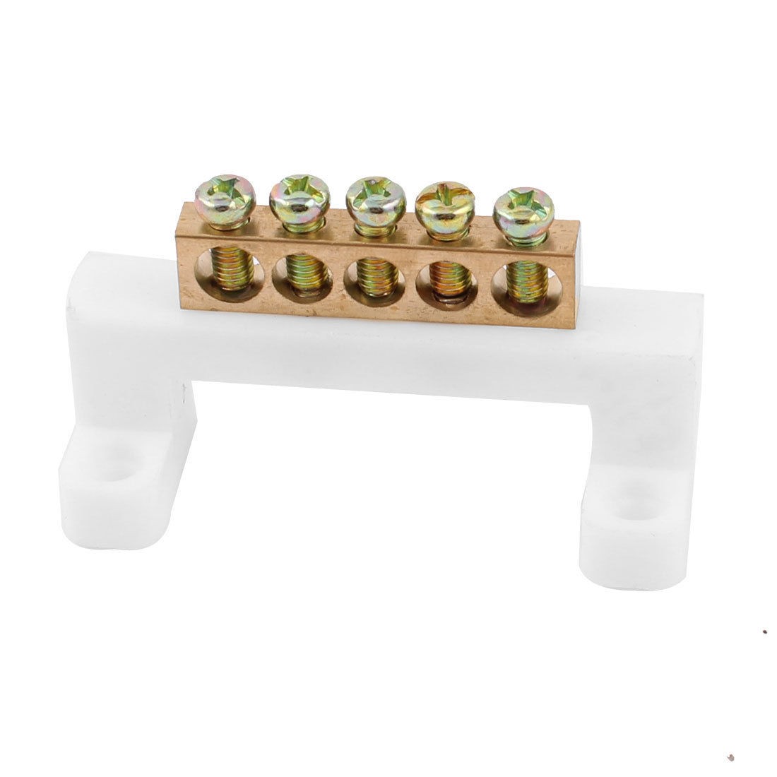 Cable Wire Connector 5 Positions Screw Barrier Terminal Strip Block