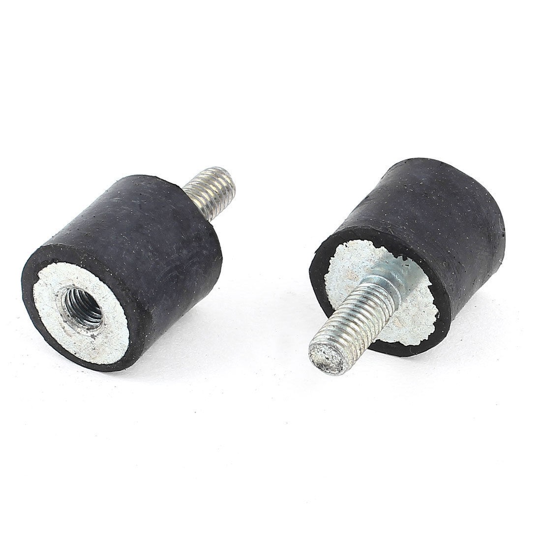 2pcs M5 Male Female Anti Vibration Rubber Mounts Isolators 15mm x 15mm