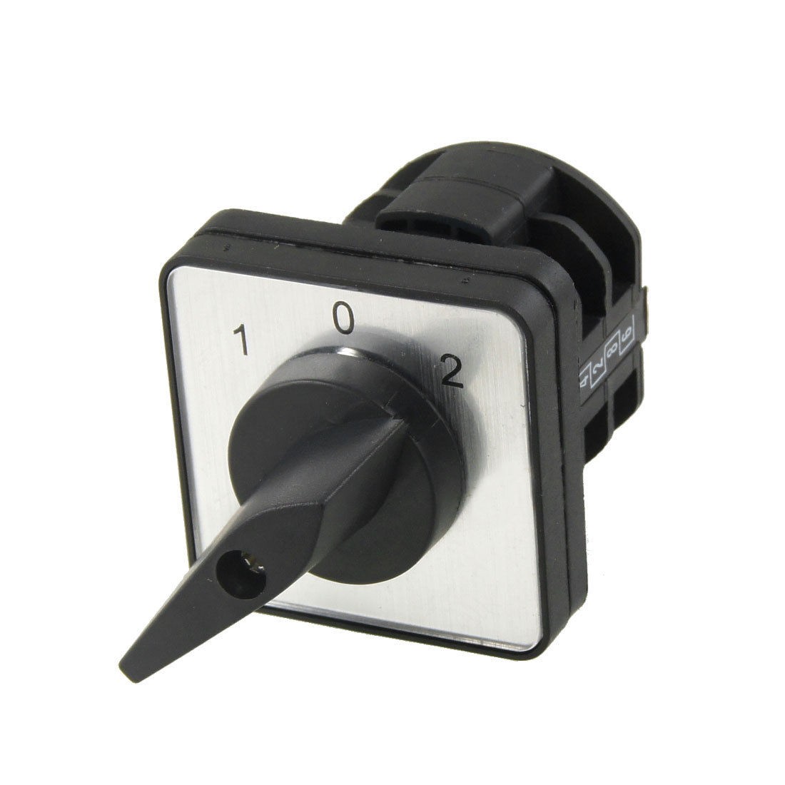 On Off on 8 Terminals Change Over Control Cam Switch 380V Black Silver Tone
