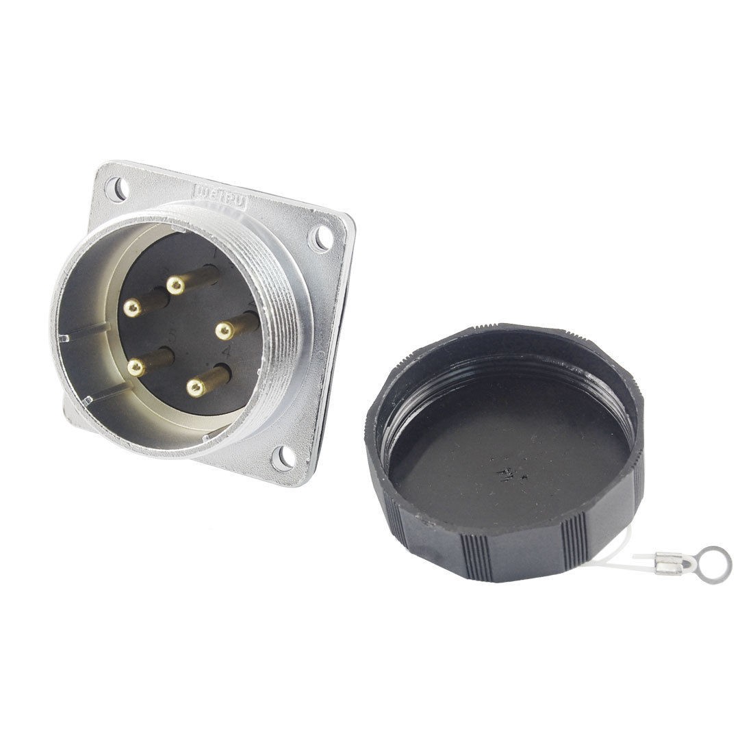 WS40-5 Male 5 Pins Chassis Mount Aviation Connector Plug Socket