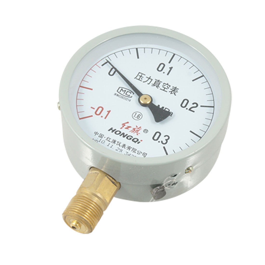 -0.1-0.3 Mpa 3/4" Thread Compound Gauge for Air Water