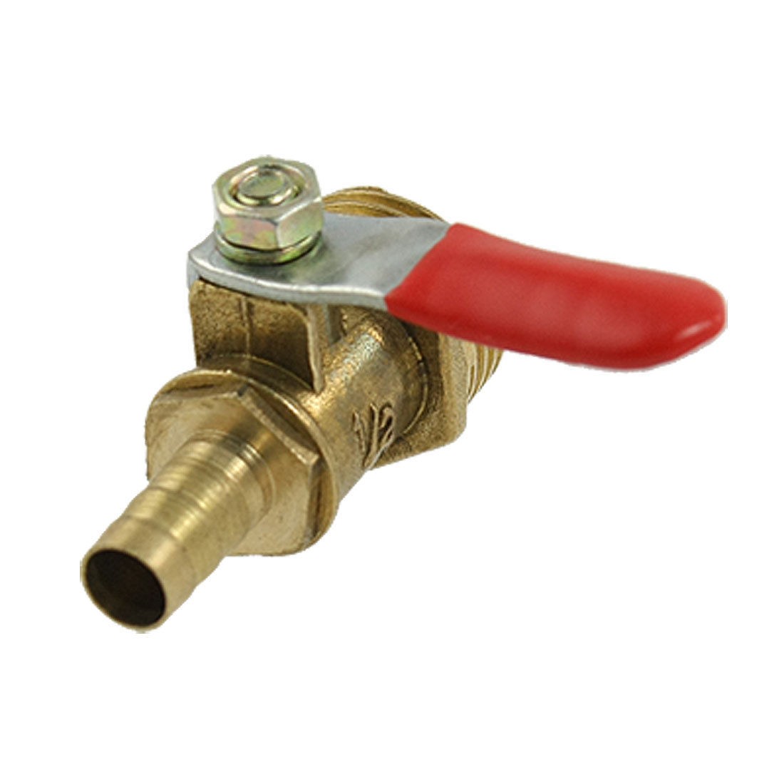 Plastic Coated Handle 25/32" Male Thread Gas Pneumatic Ball Valve