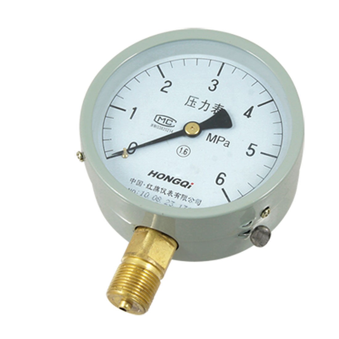 3/4" Thread 6 Mpa Display Pressure Gauge for Air Water