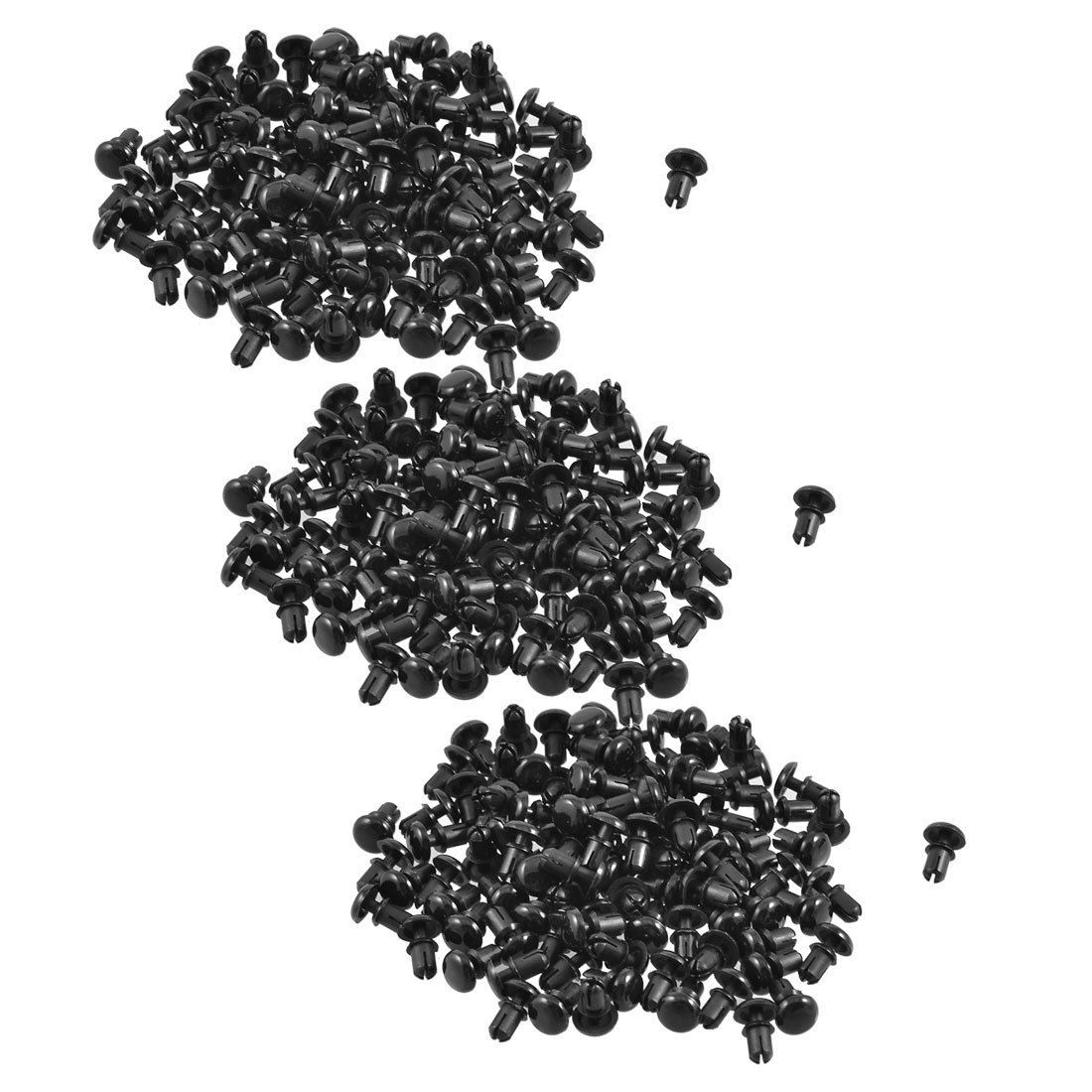 300 Pcs Disassemble Nylon Push Rivets Fasteners for 2.7-3.6mm Thick Panel