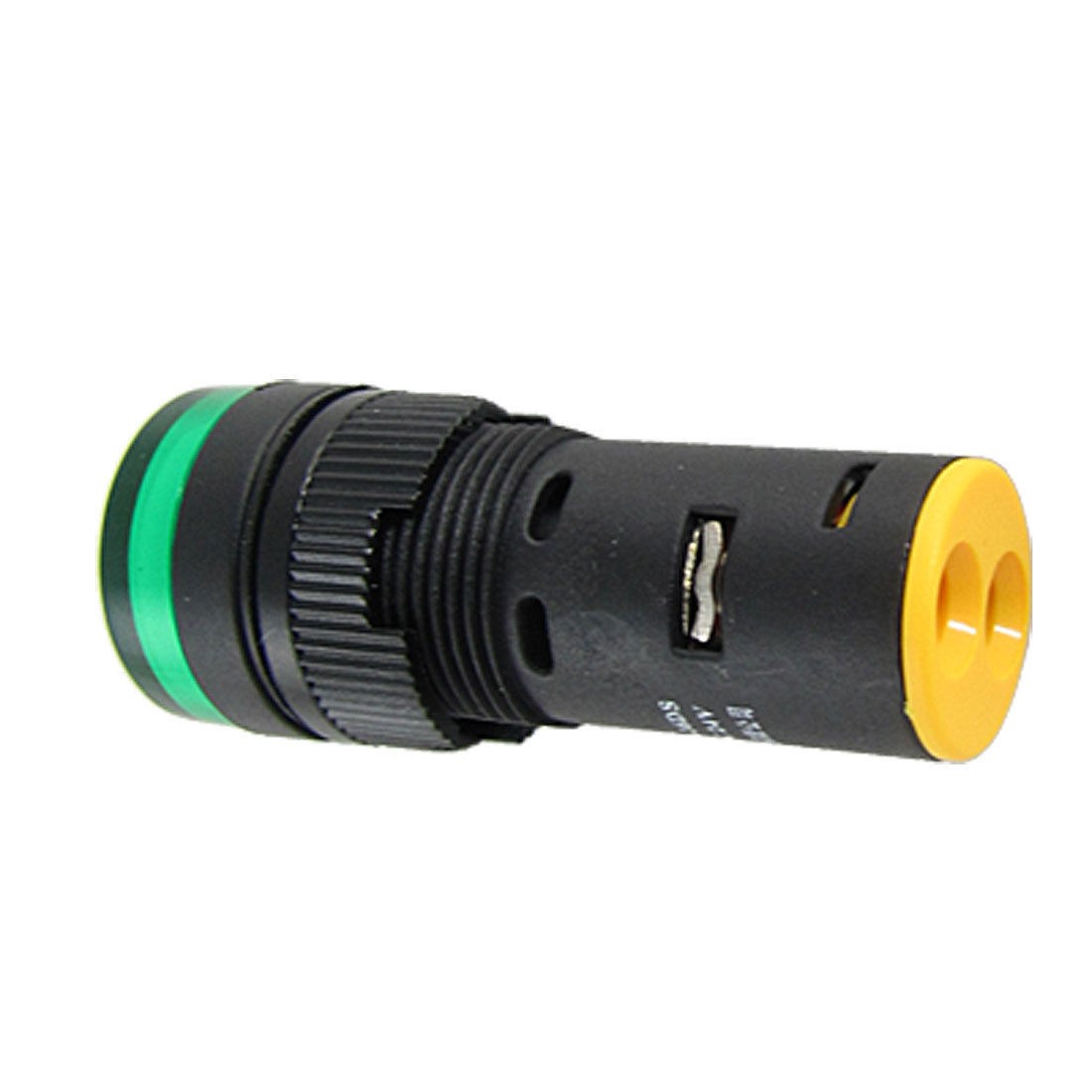 Black Green LED Indicator Light for Electrical Circuit 
