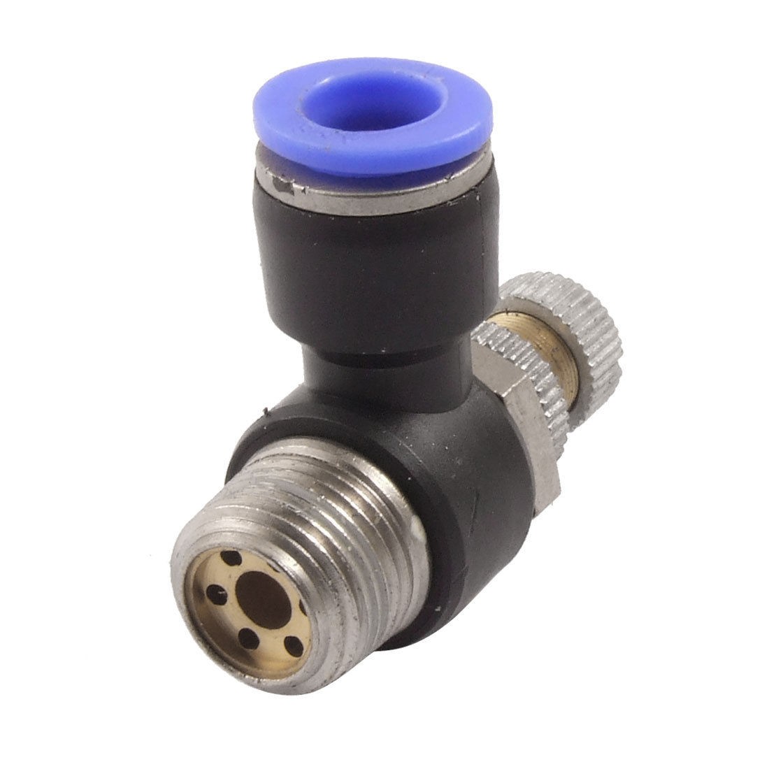 10mm Tube 16mm Threaded Pneumatic Speed Controller Quick Fittings