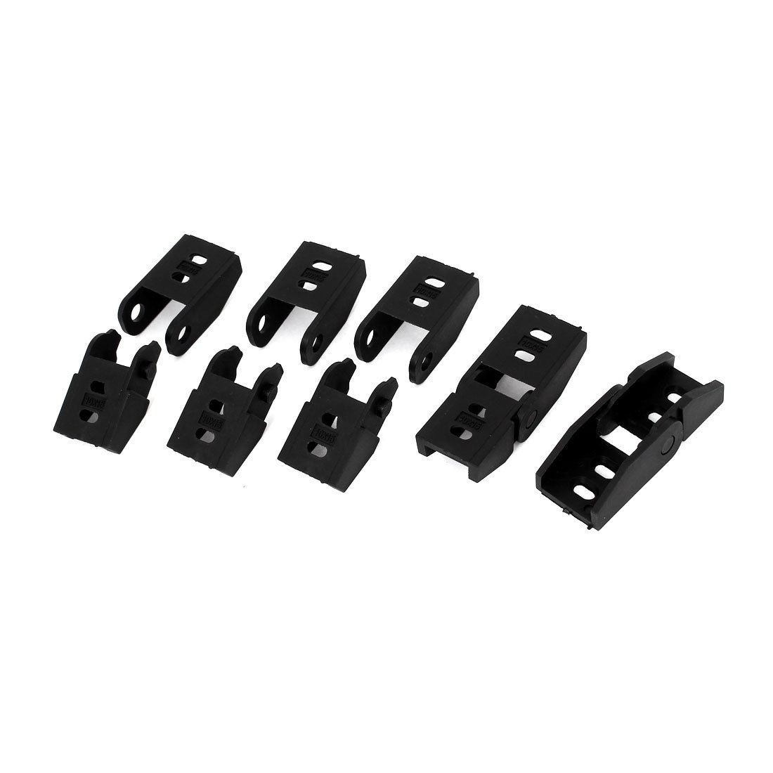 10 Pcs Black Plastic End Connector for 10x15mm Cable Drag Chain Wire Carrier