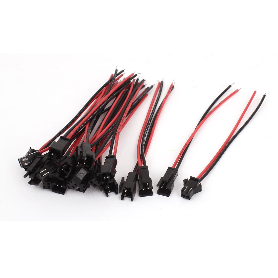 10 Sets RC Model EL Wire Cable 2 Pin Female Male Plug Socket Connector