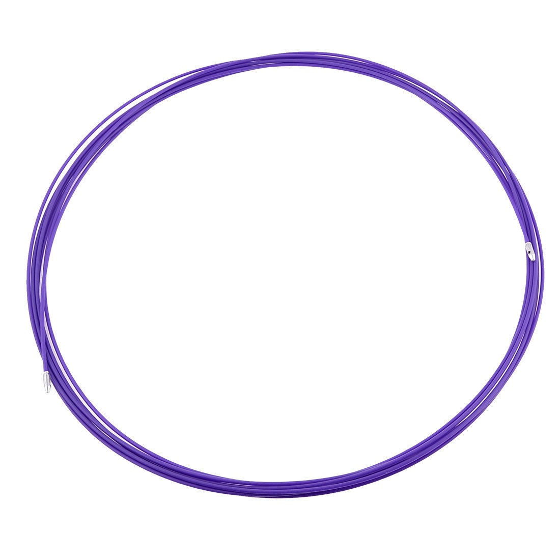 10 Meter Long 3.5mm Dia Purple Plastic Draw Tape Through Conduit Cable Puller