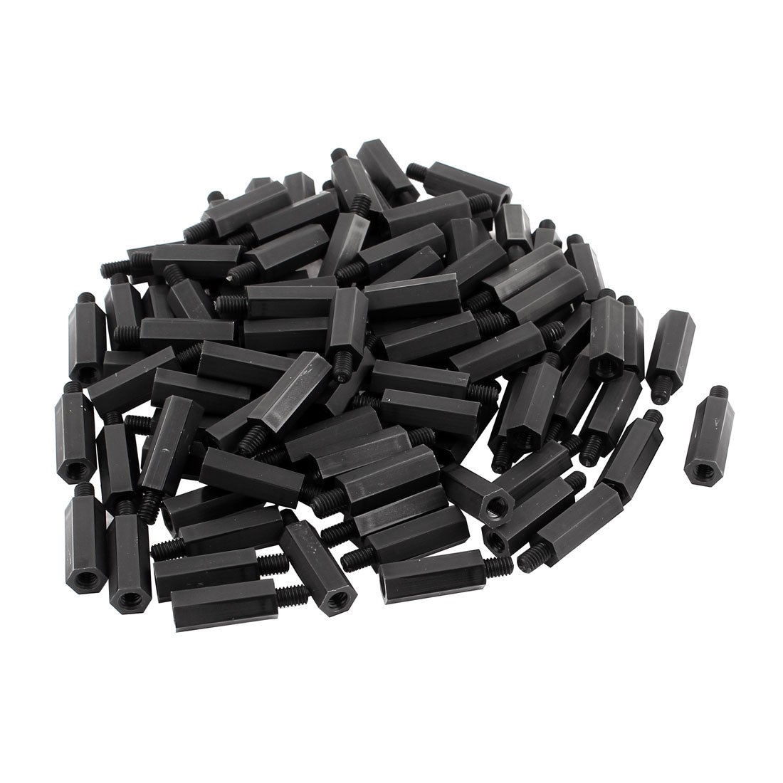 50pcs M4 Male x Female 19mm 6mm Nylon Spacer Hex Standoff Pillar for PCB Board