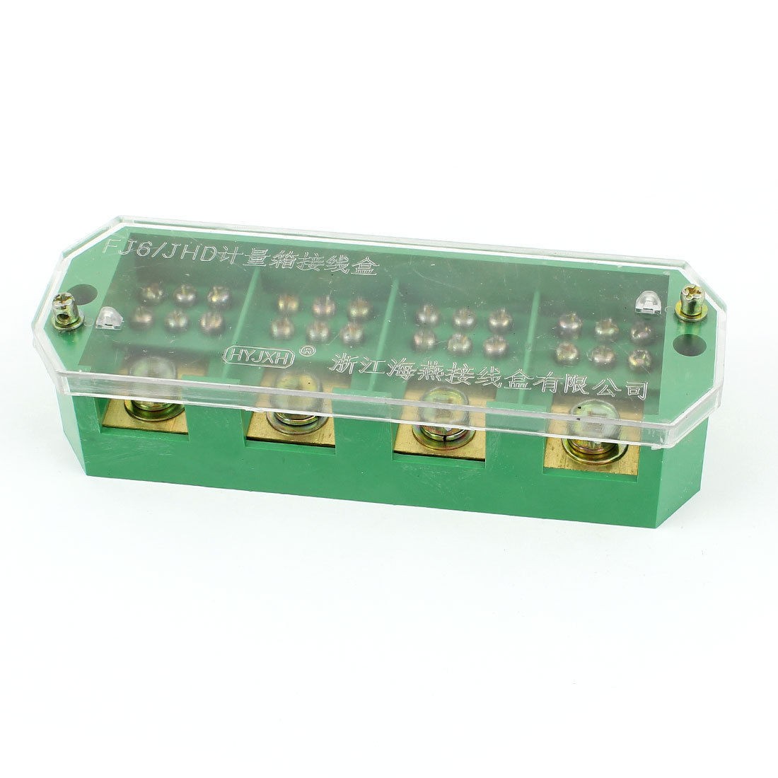 FJ6/JHD-4/c 4-inlet 12-outlet Electricity Meter Power Cable Distribution Block