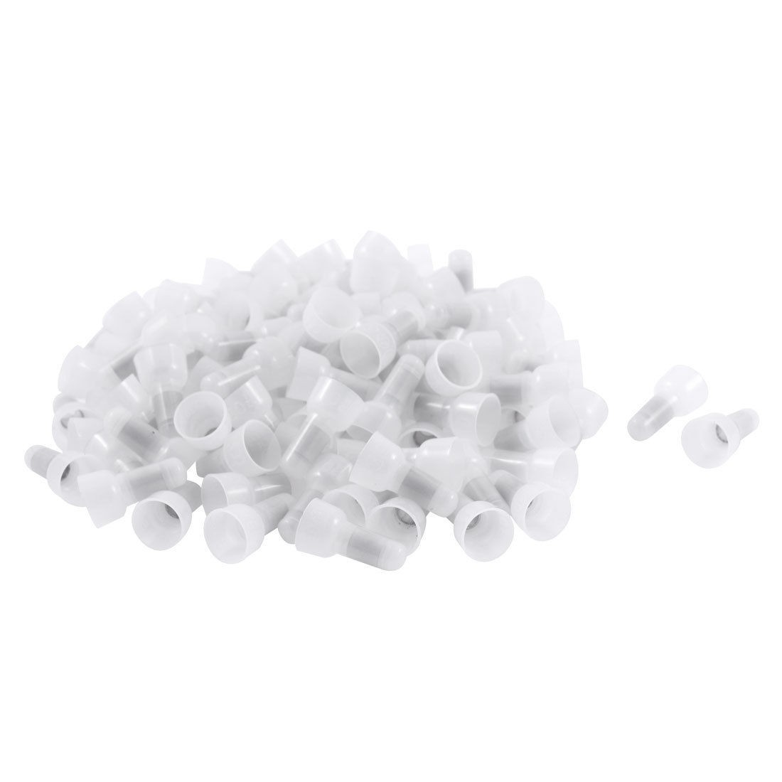 115Pcs 12-10AWG Gauge Plastic Crimp Car Radio Wire Closed End Connectors