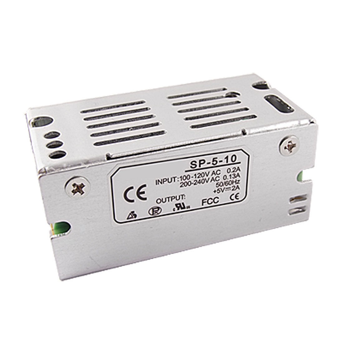 AC 110/220V 5V 2A 10W Metal Switching Power Supply Adapter for LED Strip Light
