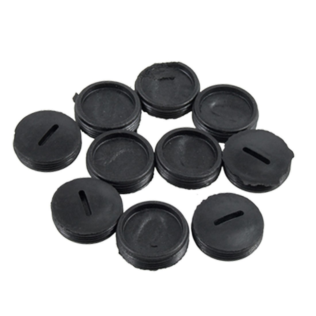 10 Pcs 20mm Diameter Carbon Brush Plastic Screw Cap