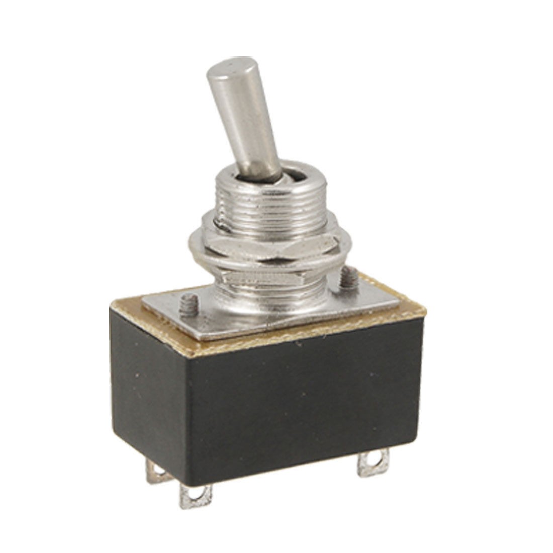 AC 220V/3A 110V/6A 4 Terminals DPDT On/On Black Toggle Switch