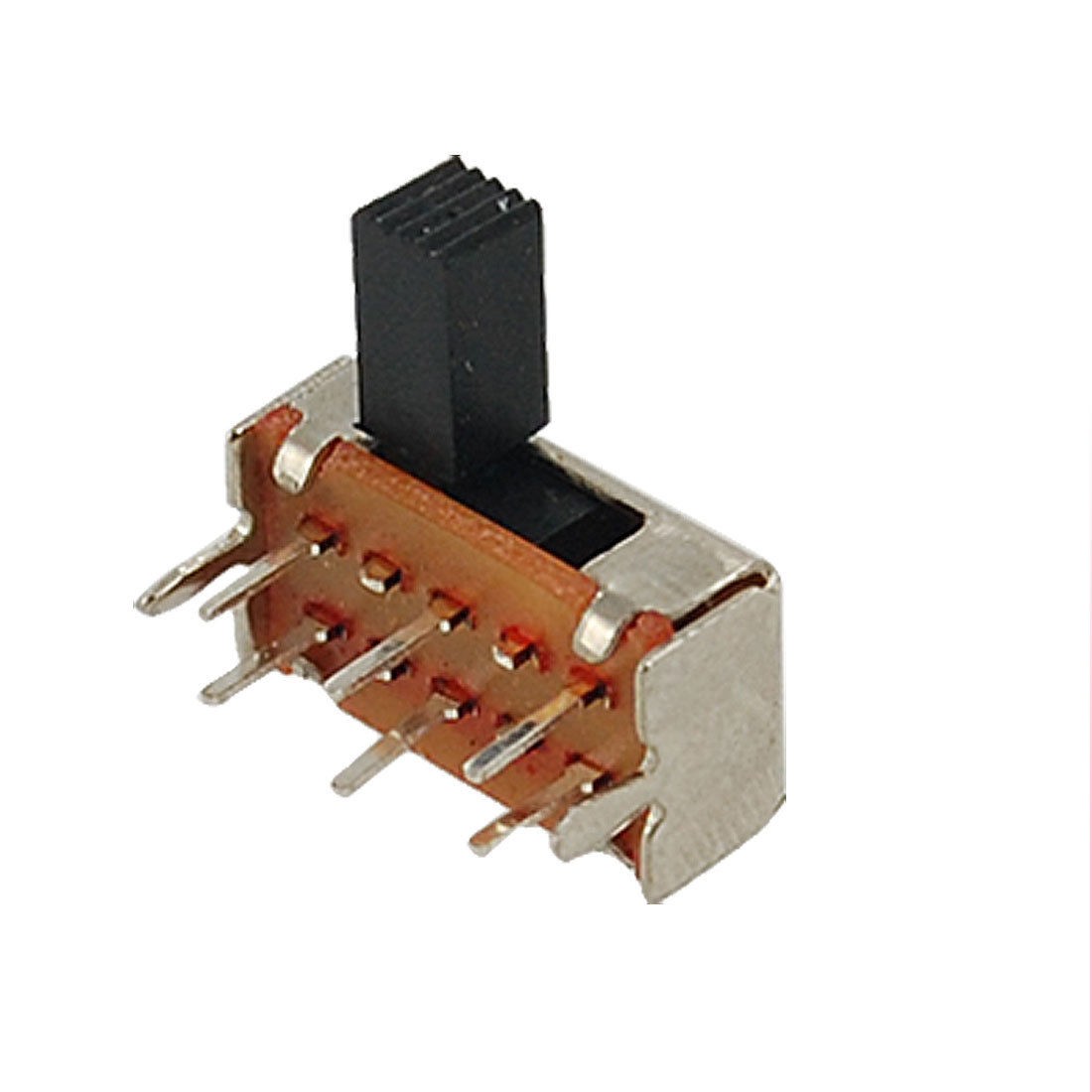 10 Pcs x 6mm High Side Knob 6 Pin 2 Position DPDT 2P2T Slide Switch 0.5A 50V AC