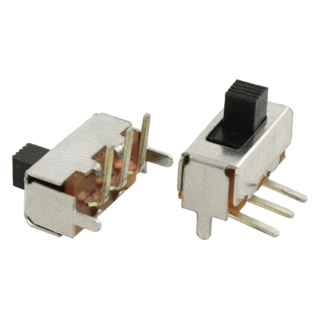 5 Pcs x PCB DC 50V 0.5A 2 Position SPDT 1P2T Right Angle Mini Slide Switch 3 Pin