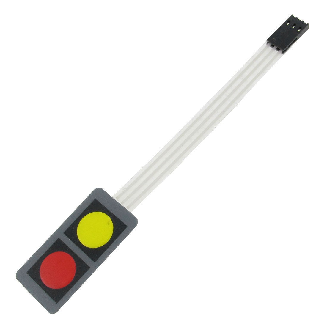 12V 1x2 2 Key Matrix Membrane Switch Keypad Keyboard 40x20x0.8mm