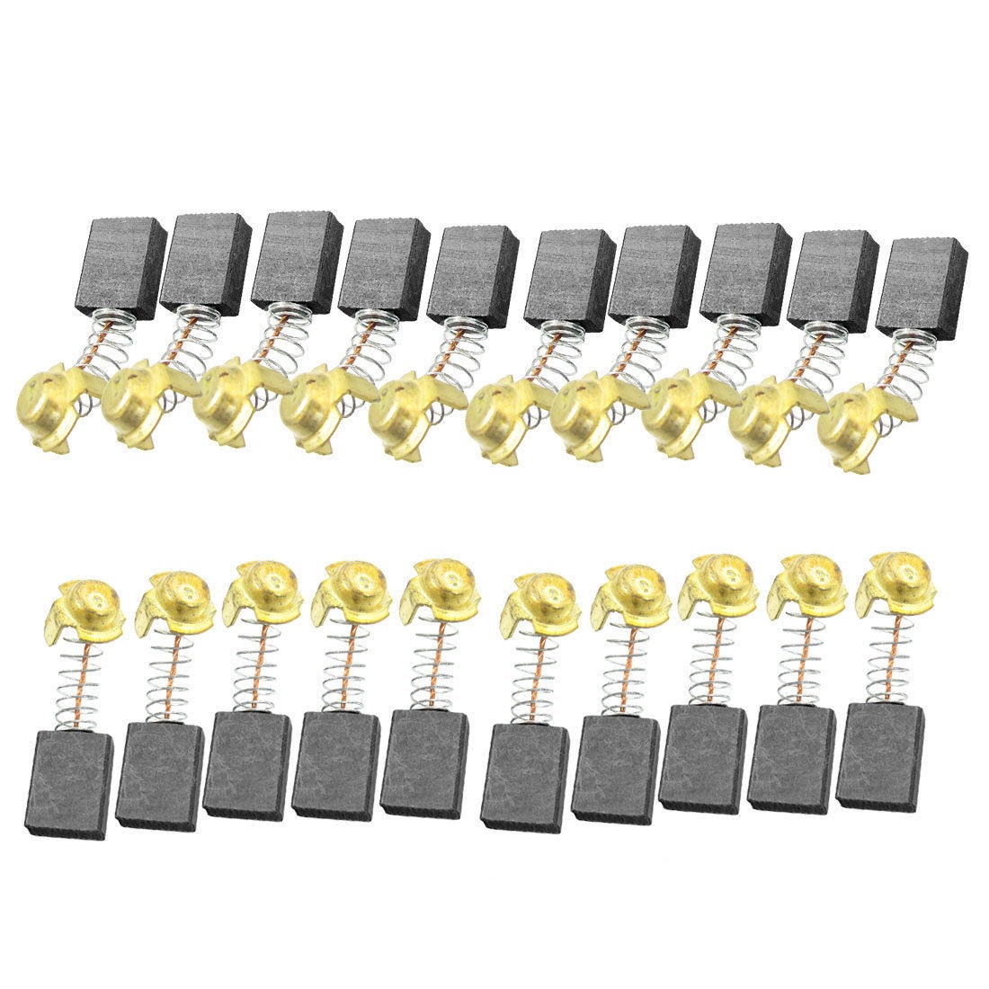 20 Pcs Spring 43/64" x 33/64" x 9/32" 999038 Carbon Brushes for HITACHI Motor
