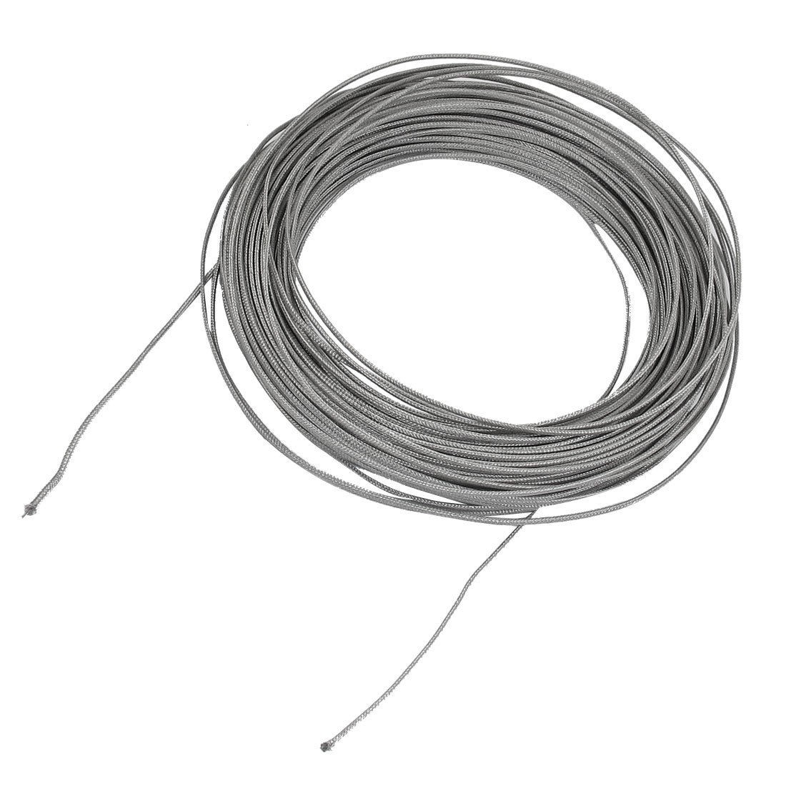 40M Silver Tone Metal K Type Thermocouple Extension Wire