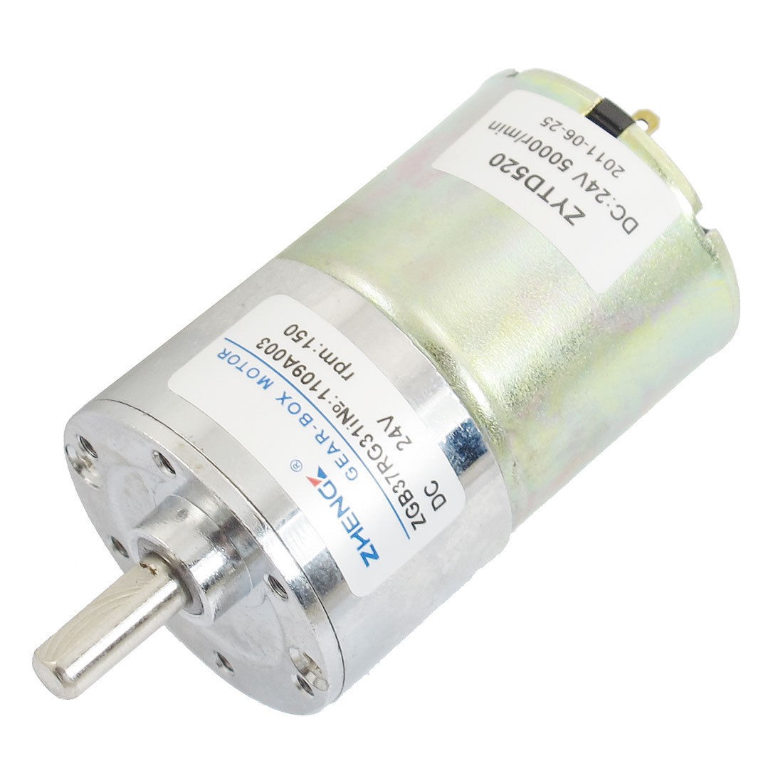 DC 24V 150RPM Output Speed Cylinder Shaped Oven Geared Motor