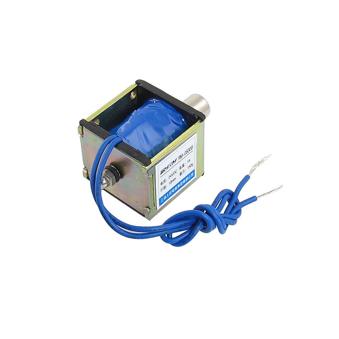 DC 24V 1A 0.15kg Holding Force Push Type Solenoid Electromagnet Replacement